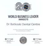 Dr. Nebojša Batkoski Receives the Prestigious WORLD BUSINESS LEADER Award at THE BIZZ Awards 2026